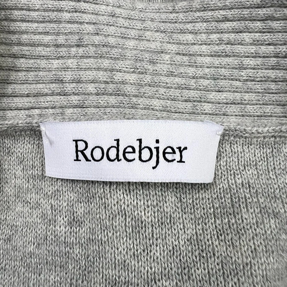 RODEBJER Womens Sweater Cardigan Grey Button Down Size XS Wool Blend - Picture 8 of 10